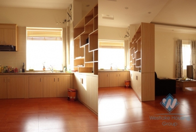 An affordable spacious apartment for rent in Ba Dinh, Ha Noi